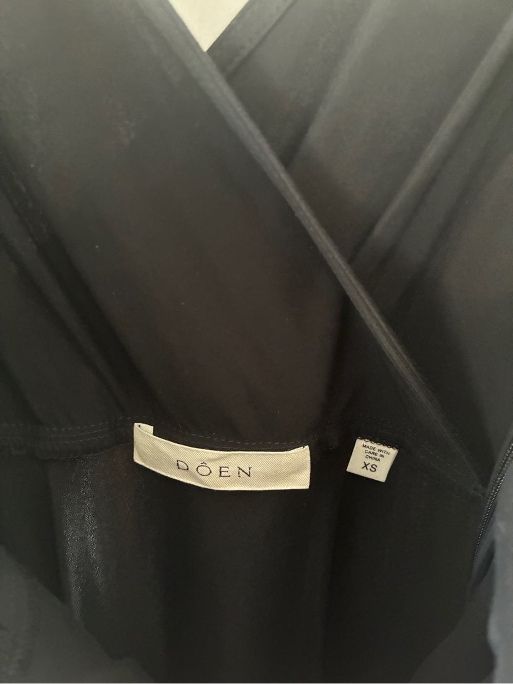 Doen Black Silk Dress - Picture 7 of 9